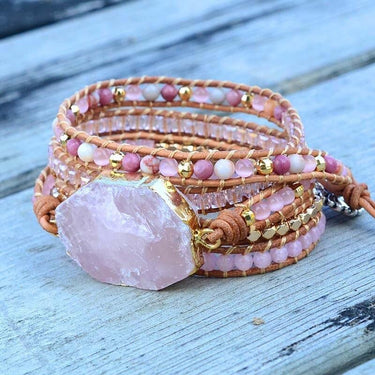 Golden Rose Quartz Bracelet-Your Soul Place